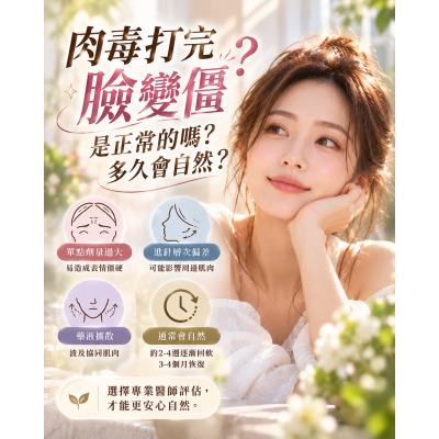 肉毒桿菌輪廓管理 讓下顎線條看起來更清晰